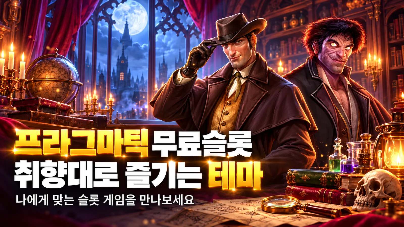 프라그마틱 무료슬롯 - 취향대로 즐기는 테마 (미스터리 탐정 테마)